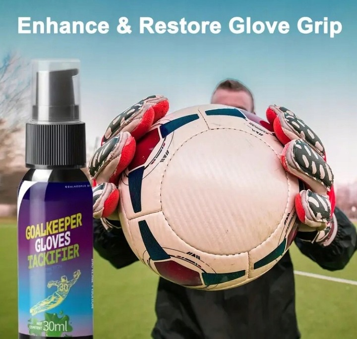 NAJLEPSZY KLEJ 30ml do Rękawic Bramkarskich w sprayu ORYGINAŁ REAL 30