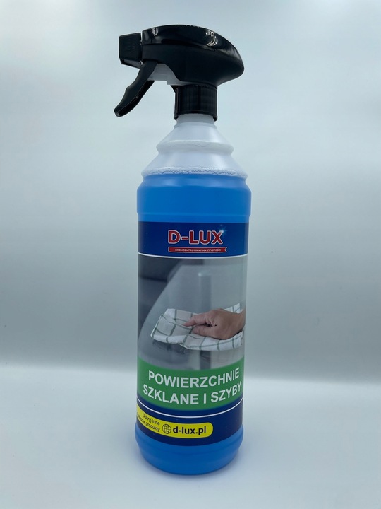 D-LUX - Powierzchnie szklane i szyby 1000 ml. Płyn Do szyb, luster i szkła