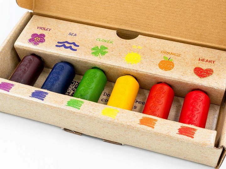 MEDENKA 100% natural kredki z wosku pszczelego 1+