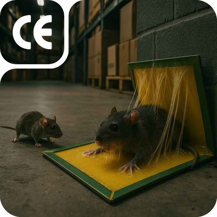 60x PUŁAPKA NA MYSZY SZCZURY MYSZOŁAPKA SILNY KLEJ MOCNA ŁAPKA LEP