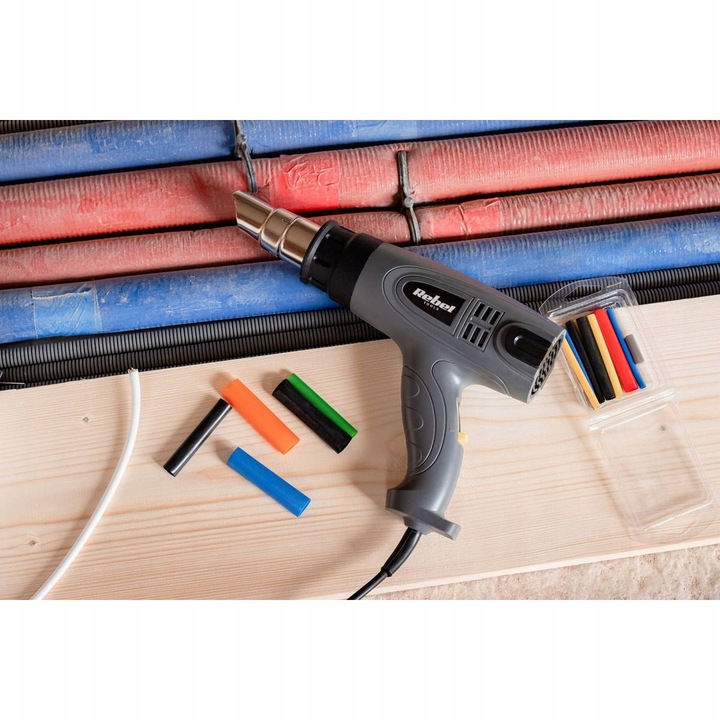 Opalarka elektryczna 4 dysze 3 biegi 2000W Rebel