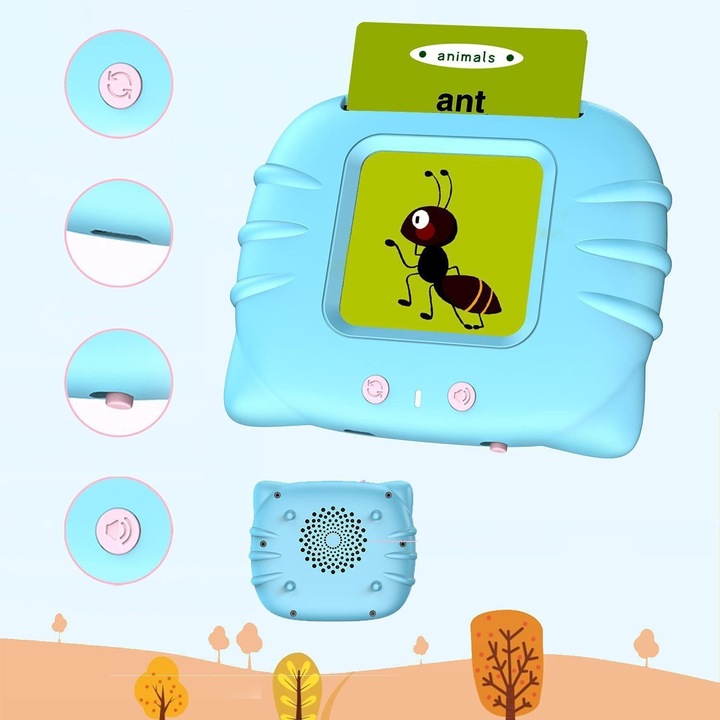 CZYTNIK KART ANGIELSKIEGO ZABAWKA DO WCZESNEJ NAUKI JĘZYKA 510 SŁÓWEK XXXL