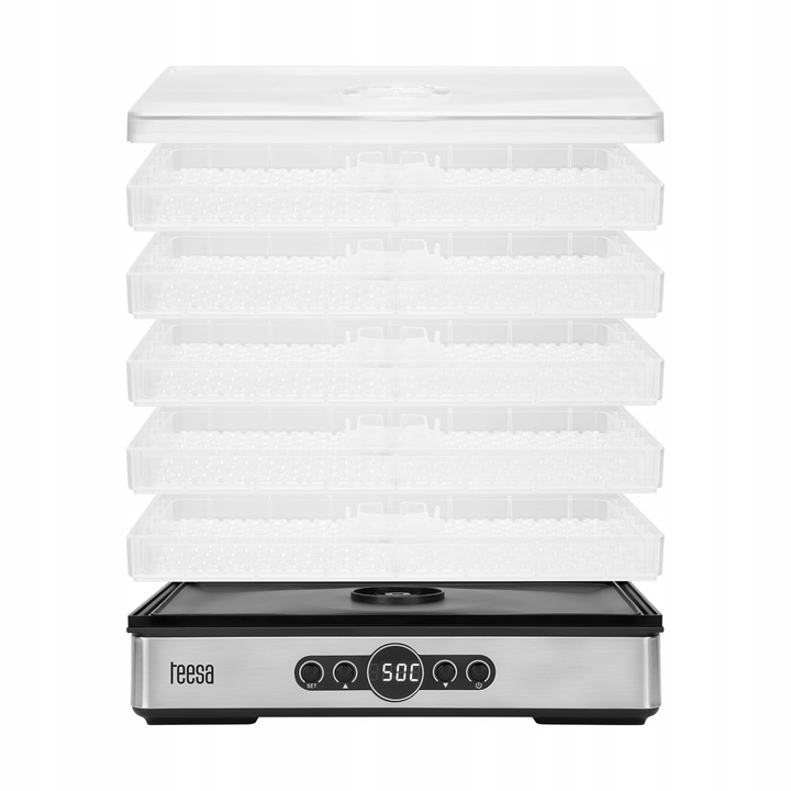 Suszarka do grzybów warzyw owoców 400W 5 sit wyświetlacz termoobieg