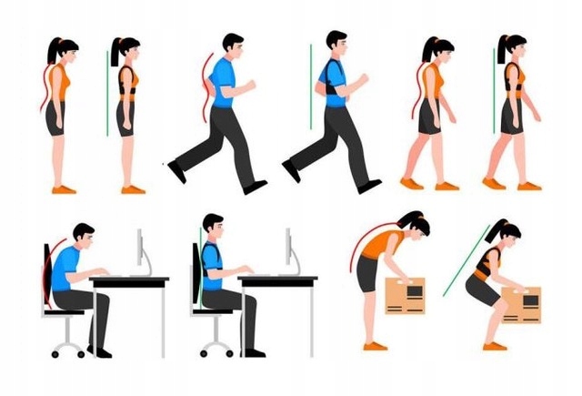 PAJĄCZEK NA PLECY KOREKTOR WAD POSTAWY KRĘGOSŁUPA ORTOPEDYCZNY MAG