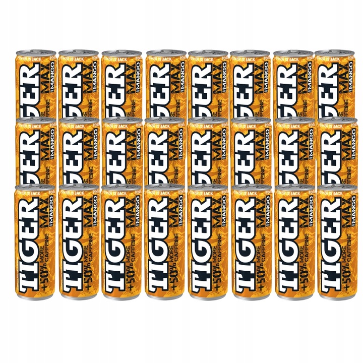 Napój energetyzujący Tiger Win Mango 24 x 250 ml