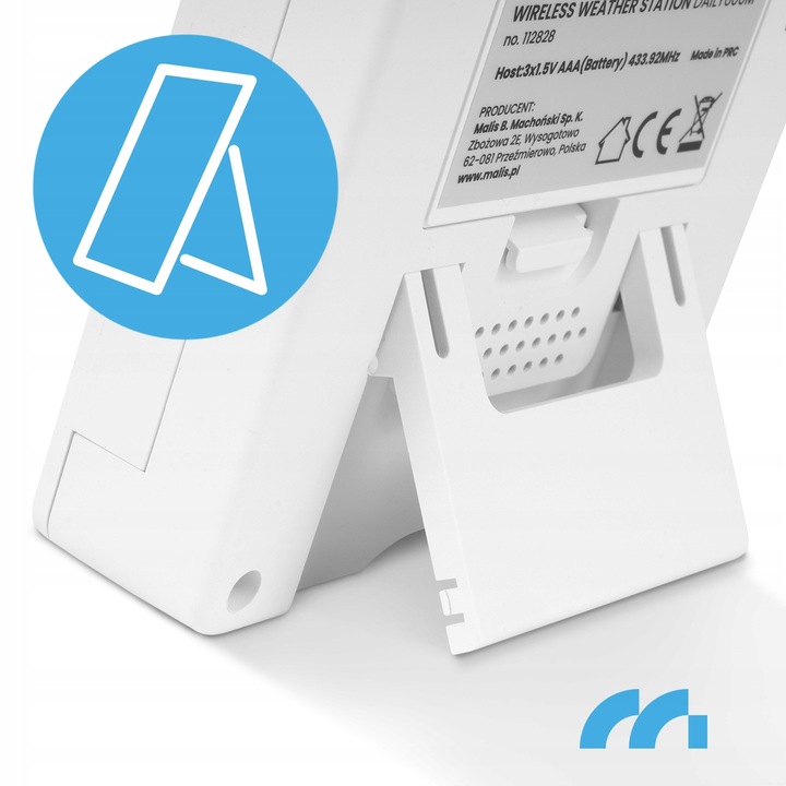STACJA POGODOWA BEZPRZEWODOWA TERMOMETR HIGROMETR CZUJNIK ZEWNĘTRZNY