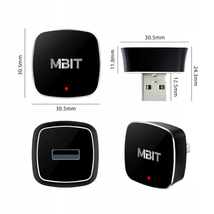 ADAPTER CARPLAY ANDROID AUTO 2w1 BEZPRZEWODOWY CAR PLAY BLUETOOTH iOS