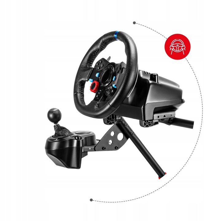 Kokpit STOJAK STELAŻ do kierownicy SYMULATOR GRACZAG Huzaro Speed 3.0