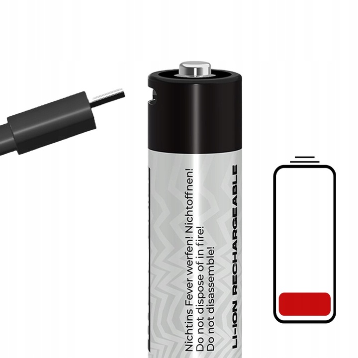 Kabel USB-C LiiBatteries 19cm Fast