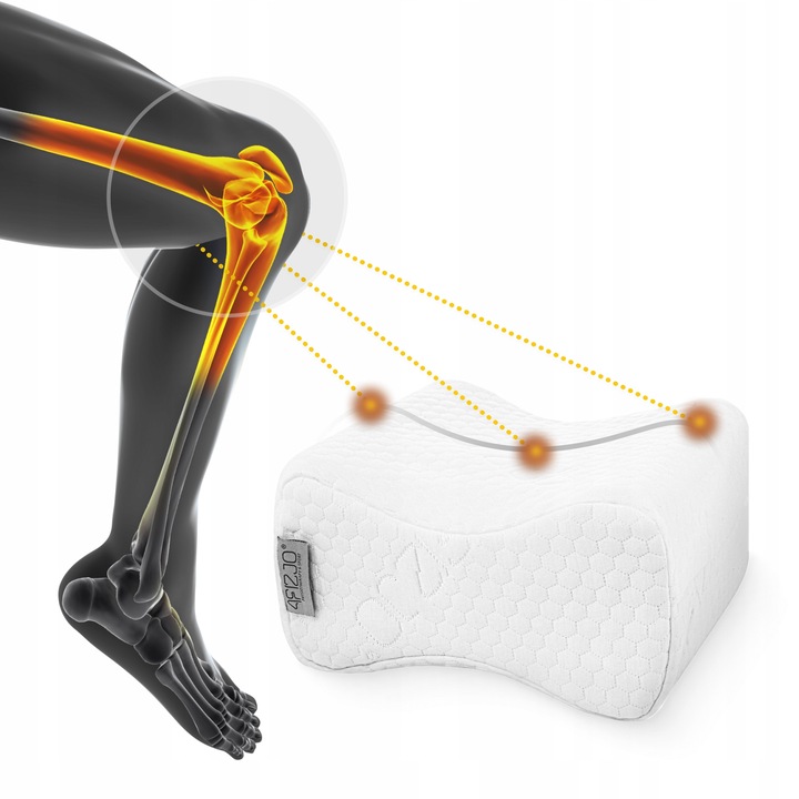 PODUSZKA ORTOPEDYCZNA KLIN MIĘDZY NOGI KOLANA DO SPANIA SEPARATOR MEMORY