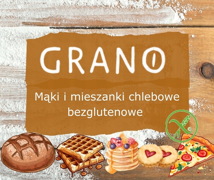 4x Bezglutenowa mieszanka uniwersalna 1kg Grano Podstawa udanych wypieków