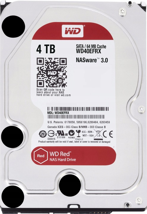 Dysk twardy Western Digital Red WD40EFRX 4TB SATA III 3,5"