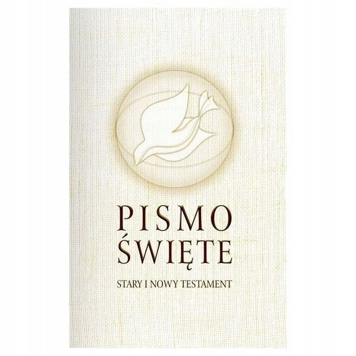 Pismo Święte - ST i NT B6, Pamiątka I komunii Świętej białe