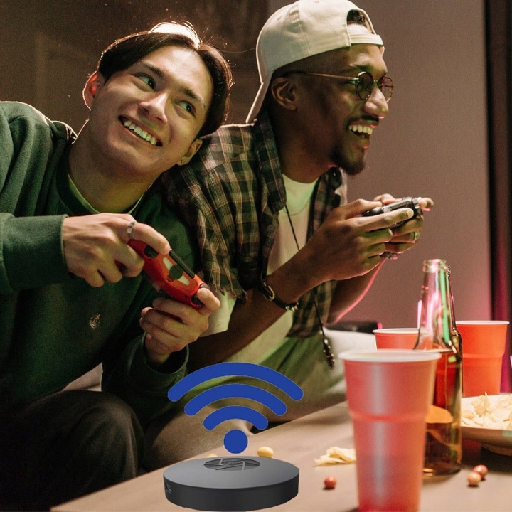 BEZPRZEWODOWY ADAPTER HDMI WIFI CHROMECAST MIRRORSCREEN 2W1