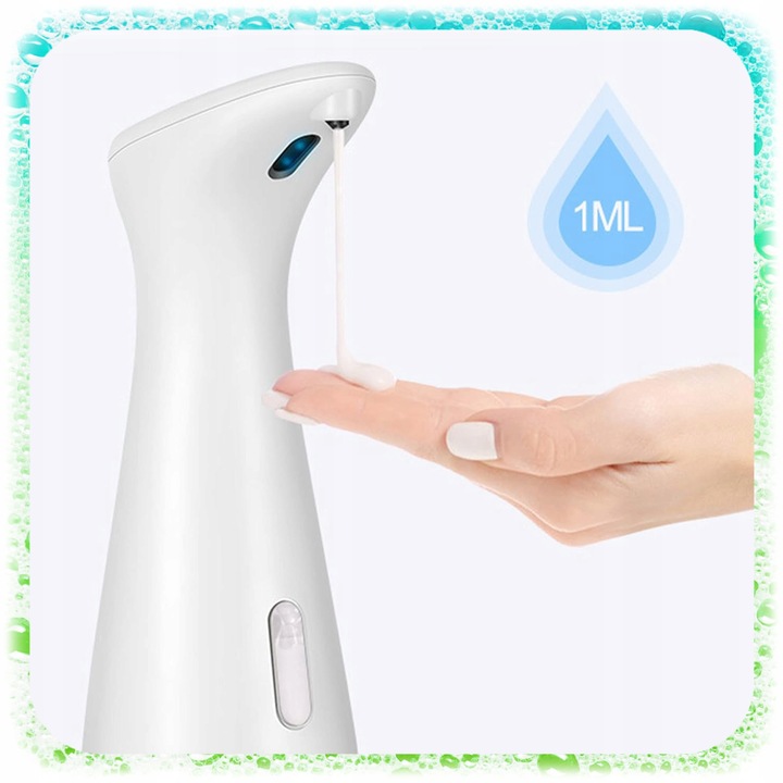 DOZOWNIK DO MYDŁA PŁYNU Czujnik AUTOMATYCZNY Bezdotykowy DYSPENSER 200 ml