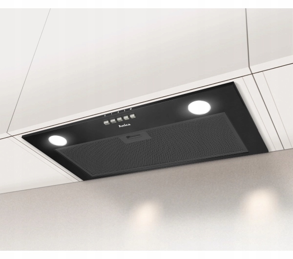 Okap podszafkowy Amica OMC6217B Czarny 175 m3/h 65 dB