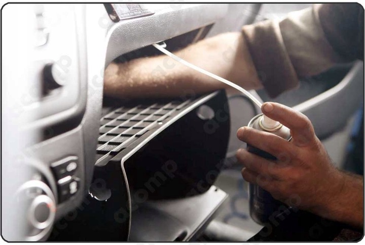 Nanoclean AC8 serwis biobójczy, odgrzybiacz klimatyzacji 5w1 Atest PZH, UE