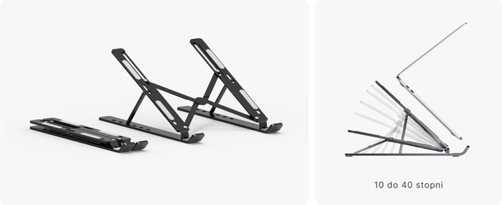 VOOMY T3 Podstawka Pod Laptopa, Czarny