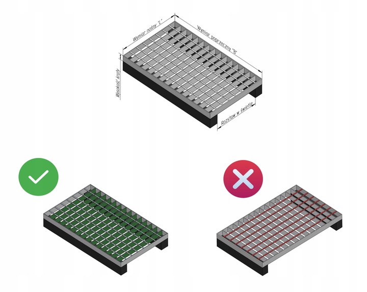Krata WEMA 1200x1000 | ocynkowana | płaskownik 30x2 mm | podest metalowy