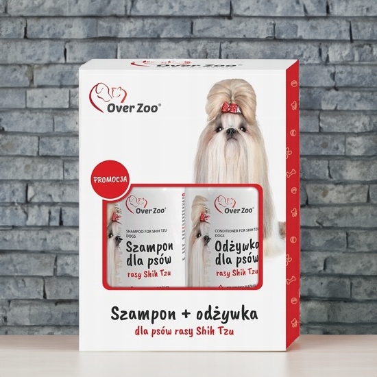 SZAMPON + ODŻYWKA ZESTAW psów rasy SHIH TZU 490 ml