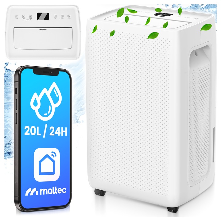 OSUSZACZ POWIETRZA 20L/24H POCHŁANIACZ WILGOCI OCZYSZCZACZ WIFI