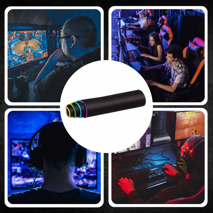 PODKŁADKA GAMINGOWA POD MYSZKE KLAWIATURE 80x30cm DLA GRACZY NA PREZENT