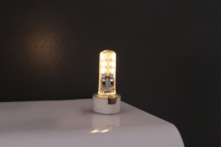 10x Żarówka LED KAPSUŁKA MINI G4 2W = 20W 3000K CIEPŁA BARWA 12V LUMILED