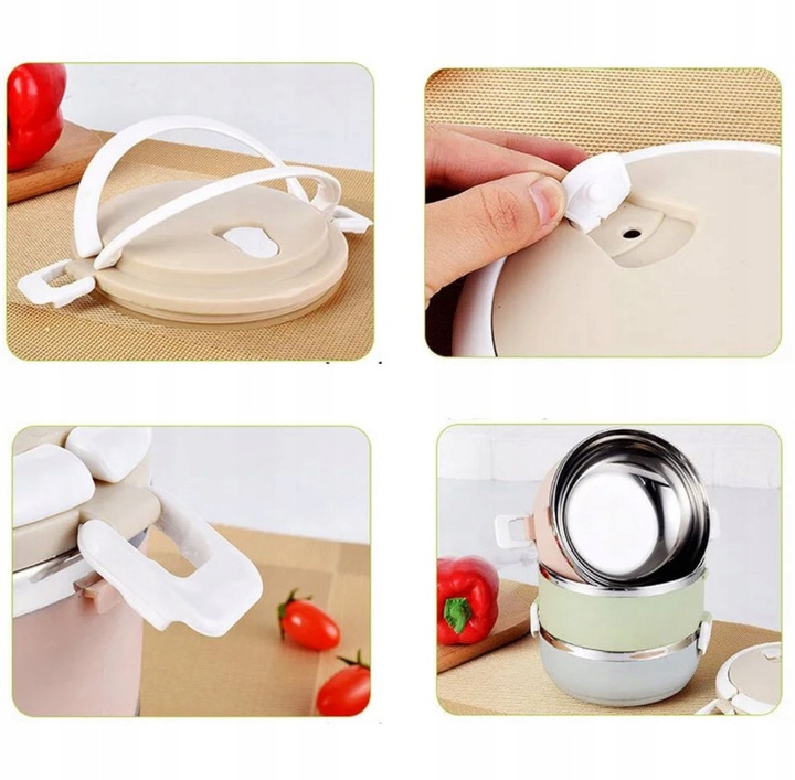 POJEMNIK TERMICZNY NA ŻYWNOŚĆ ZUPĘ OBIADOWY TERMOS STAL NIERDZEWNA 2,8L