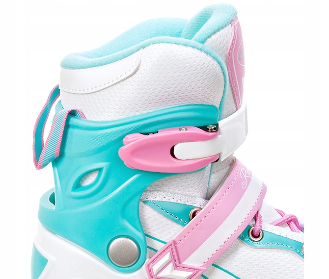 Rolki Regulowane RAVEN Lia Mint 27-30 Kółko LED