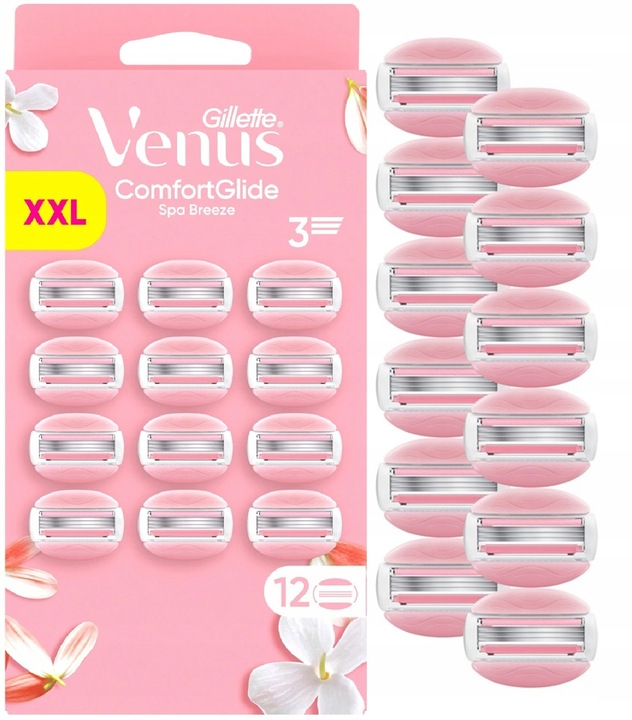 Gillette Venus ComfortGlide Spa Breeze Wkłady Do Golenia Dla Kobiet 12 szt