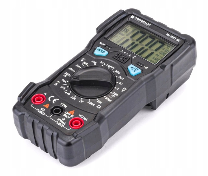 MULTIMETR CYFROWY ELEKTRYCZNY MIERNIK PRĄDU LCD