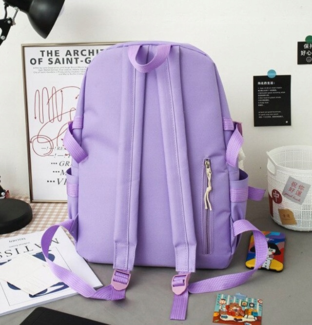 PLECAK SZKOLNY zestaw PIÓRNIK TORBA 4w1 (D053)