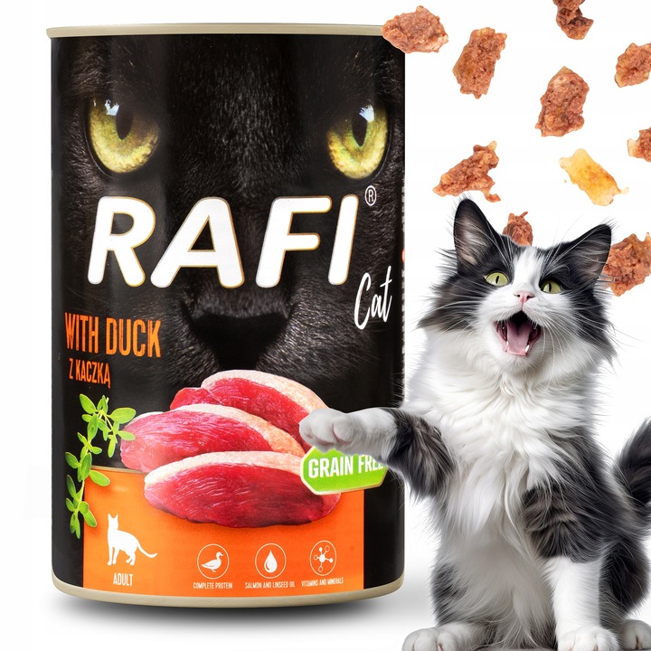 DOLINA NOTECI RAFI KOCIA KARMA DLA KOTA MOKRA PUSZKA MIX SMAKÓW