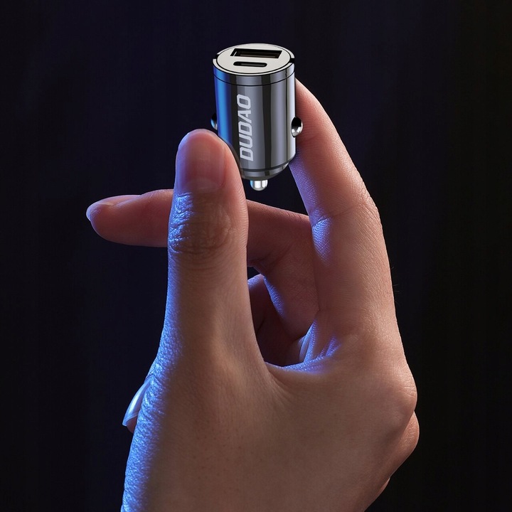 ŁADOWARKA SAMOCHODOWA USB C SZYBKA PD 48W MAŁA SAMOCHODOWA ZAPALNICZKA USB