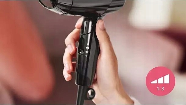 Suszarka do włosów składana turystyczna Philips Essential 1200W