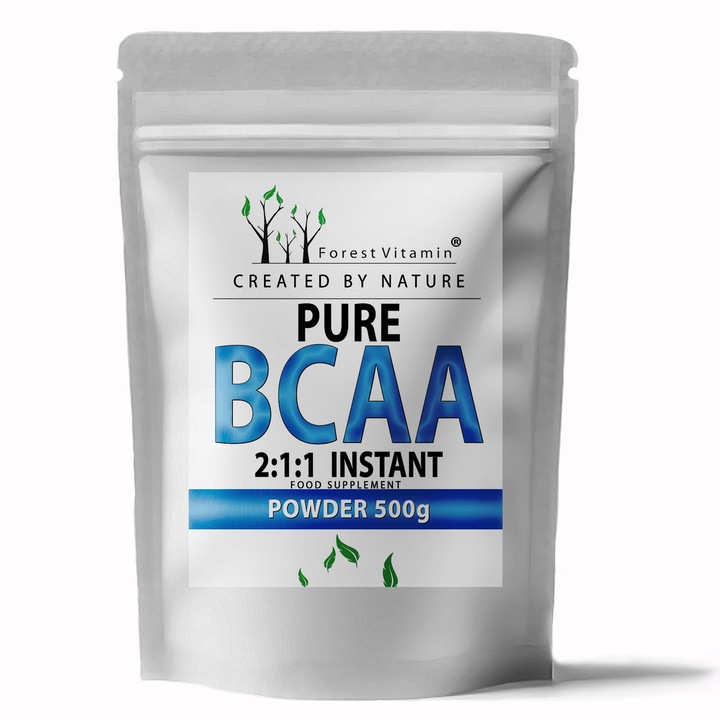 FOREST VITAMIN AMINOKWASY BCAA INSTANT 2:1:1 500g MOCNA REGENERACJA