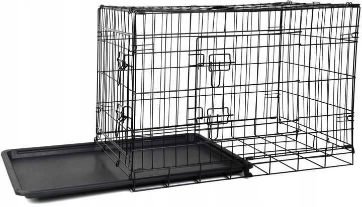 KLATKA METALOWA KENNELOWA TRANSPORTER DLA PSA KOTA ZWIERZĄT XL