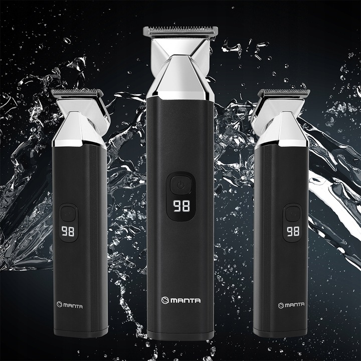 TRYMER MASZYNKA golarka do strzyżenia golenia włosów brody nosa uszu MANTA
