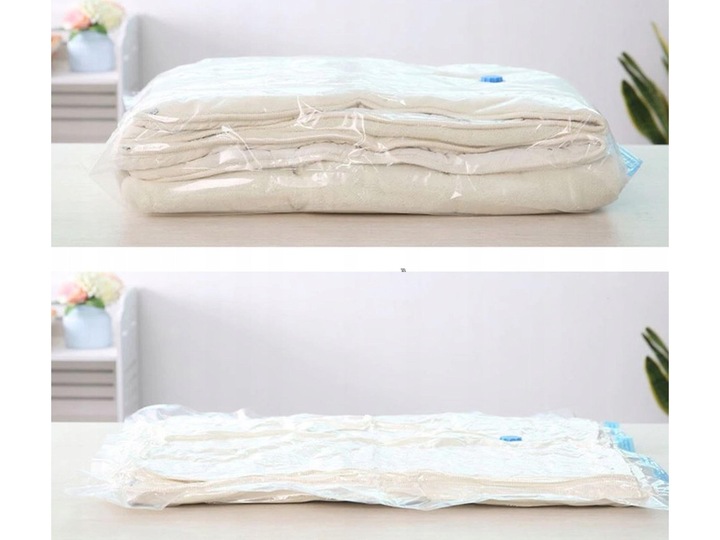 Worki Próżniowe na Ubrania Zestaw 15szt 3 Rozmiary 50x70cm 60x80cm