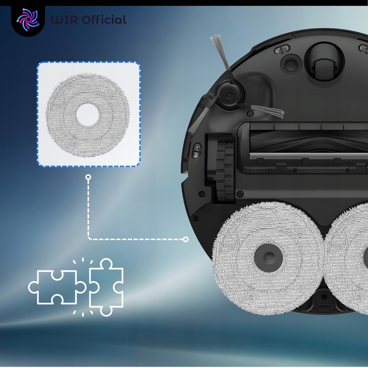 4x Oryginalne pady mopujące do Dreame L10s Ultra PRO L20 X30 X40 X50