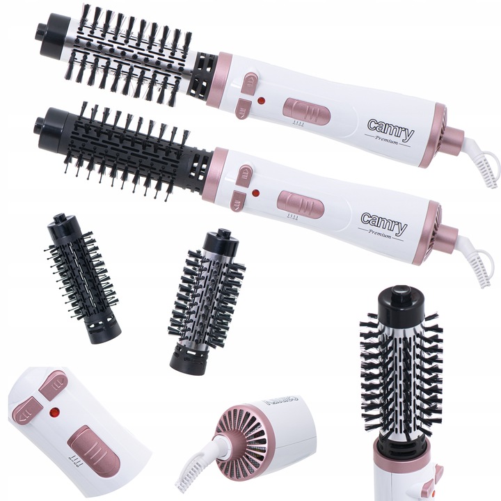 Lokówko-suszarka Obrotowa Lokówko Suszarka Do Włosów Regulacja Temp°C 1200W