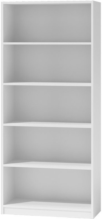 REGAŁ 80CM PÓŁKA SZAFKA KSIĄŻKI SEGREGATORY BIAŁY SALON, BIURO,