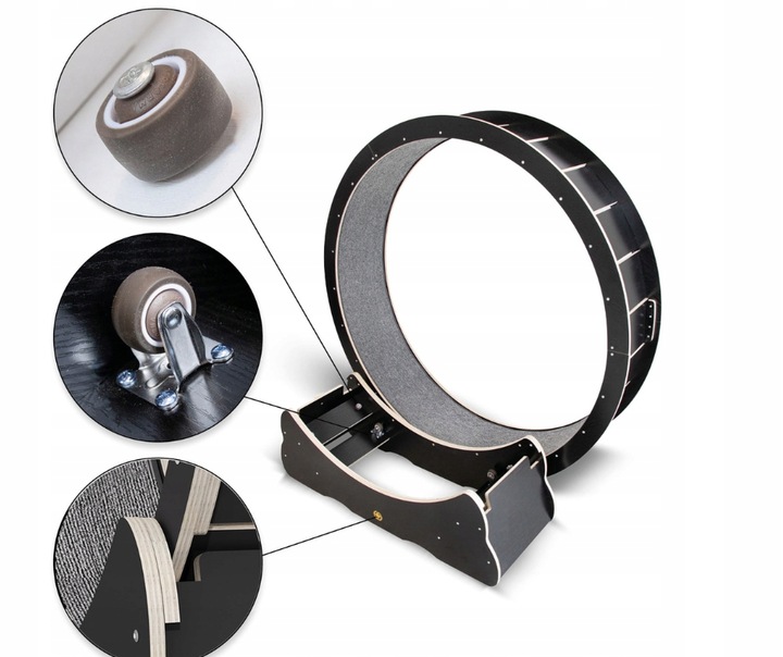 Canadian Cat | Bieżnia dla KOTA L | BLACK EDITION | czarna