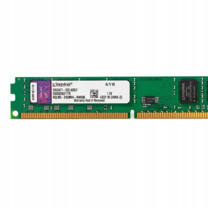 NOWA PAMIĘĆ RAM KINGSTON DDR3 4GB 1333MHZ CL9 NISKA