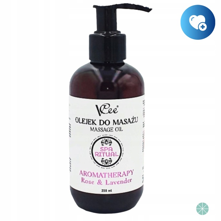 OLEJEK DO MASAŻU VCEE NATURALNY ROSE&LAVENDER 200 ML PRO