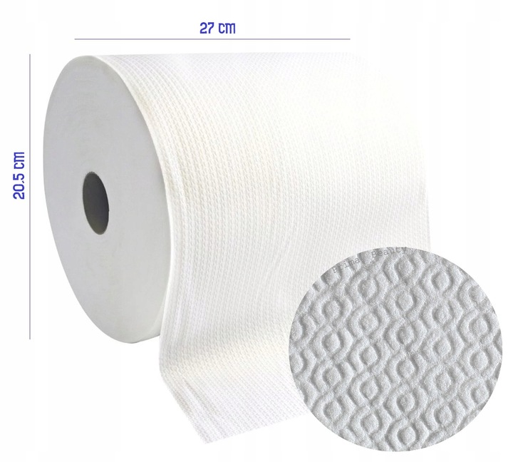 Ręcznik Fryzjerski Extra Gruby celuloza Airlaid czyściwo 27cm Rolka 420Lis