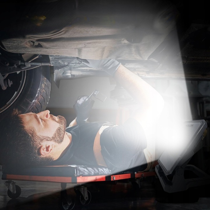 LAMPA ROBOCZA HALOGEN LED DO DEWALT Z USB 6500K PRZENOŚNA BUDOWLANA