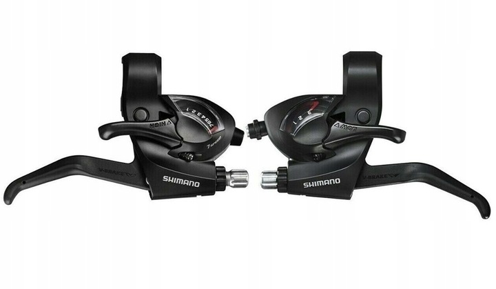 KLAMKOMANETKI TOURNEY ST-EF41 SHIMANO 3x7-rz 35104 PRAWA + LEWA ORYGINALNE