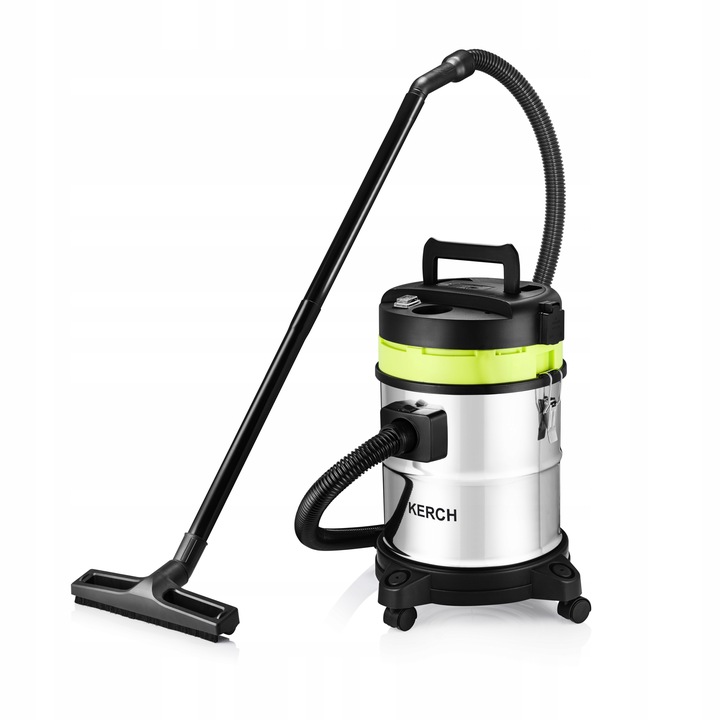 ODKURZACZ PRZEMYSŁOWY BEZWORKOWY MOKRO SUCHO KERCH MERD 3600W GNIAZDO