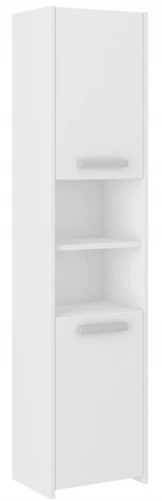 SZAFKA ŁAZIENKOWA REGAŁ SŁUPEK 30CM BIAŁA PL Ł-30